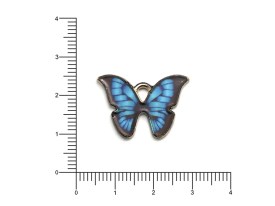 Dije Esmaltado Mariposa Azul